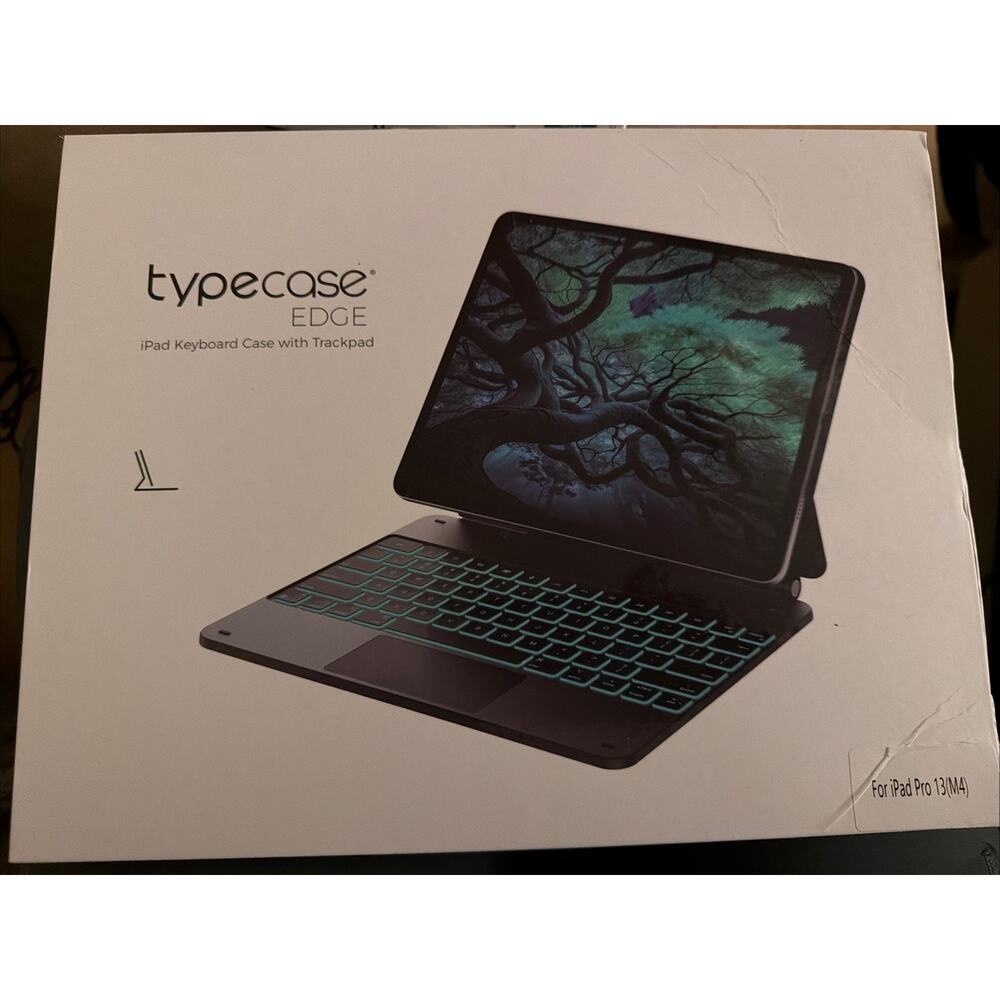 typecase Edge Keyboard Case for iPad Pro 13-inch (M5 2025/M4 Box Damage ITEM NEW